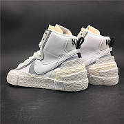 Nike Blazer Mid sacai White Grey BV0072-100 - 5