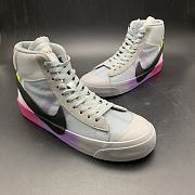 Nike Blazer Mid Off-White Wolf Grey Serena  AA3832-002 - 6