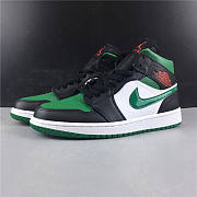 Air Jordan 1 Mid Green Toe 554724-067 - 2