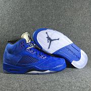 Air Jordan 5 Retro Blue Suede 136027-401 - 2