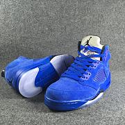 Air Jordan 5 Retro Blue Suede 136027-401 - 3