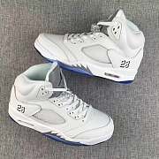 Air Jordan 5 Retro Metallic White (2015) 136027-130 - 3