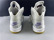 Air Jordan 5 x ​Off White Green Purple  - 5