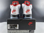 Air Jordan 5 Retro Fire Red Silver Tongue (2020) DA1911-102  - 5