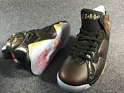 Air Jordan7 Black Gold Custom - 3