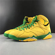 Limited Edition Air Jordan 7 Generation Yellow Green Original Version - 4