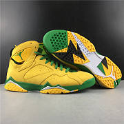 Limited Edition Air Jordan 7 Generation Yellow Green Original Version - 6