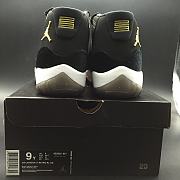 Air Jordan 11 black gold velvet  - 2