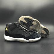 Air Jordan 11 black gold velvet  - 3