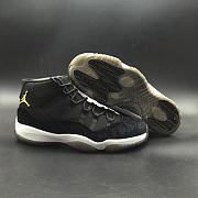 Air Jordan 11 black gold velvet  - 5