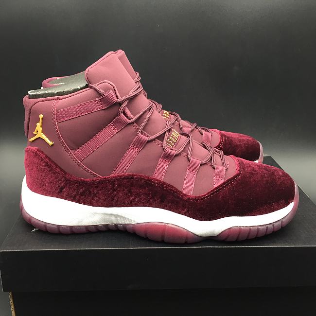 Air Jordan 11 Red Velvet Maroon - 1