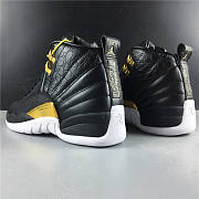 AIR Jordan 12 Retro Black Metallic Gold White (W) AO6068-007 - 2