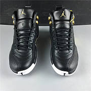 AIR Jordan 12 Retro Black Metallic Gold White (W) AO6068-007 - 4