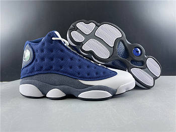 Air Jordan 13 white blue silver 