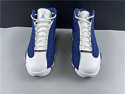 Air Jordan 13 white blue silver  - 5