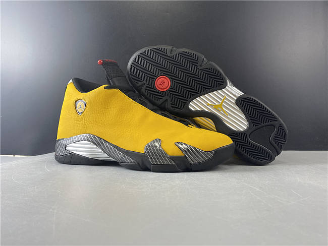 Air Jordan 14 Ferrari yellow and black - 1