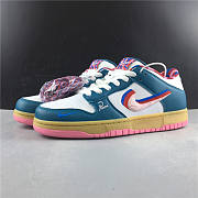 Nike SB sneakers Real standard dark blue rainbow - 2