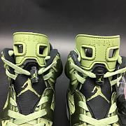 Nike Air Jordan 6 Men Basketball Shoes Camo Green AH4614-303 - 3