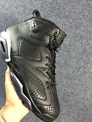 Nike Air Jordan Retro VI 6 Black Cat Black White Men Shoes 384664-020 - 3