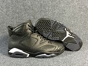 Nike Air Jordan Retro VI 6 Black Cat Black White Men Shoes 384664-020 - 2