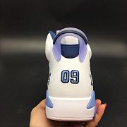 Air Jordan 6 UNC Championship PE White University Blue 384664 110  - 6