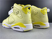 Air Jordan 6 Retro Dynamic Yellow Floral (GS) 543390-800 - 4