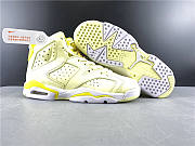 Air Jordan 6 Retro Dynamic Yellow Floral (GS) 543390-800 - 2