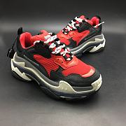 Balenciaga Triple S Red Black (Pre-Distressed) 516440-W09O7-6576 - 2