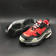 Balenciaga Triple S Red Black (Pre-Distressed) 516440-W09O7-6576 - 3