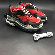 Balenciaga Triple S Red Black (Pre-Distressed) 516440-W09O7-6576 - 4