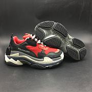 Balenciaga Triple S Red Black (Pre-Distressed) 516440-W09O7-6576 - 6