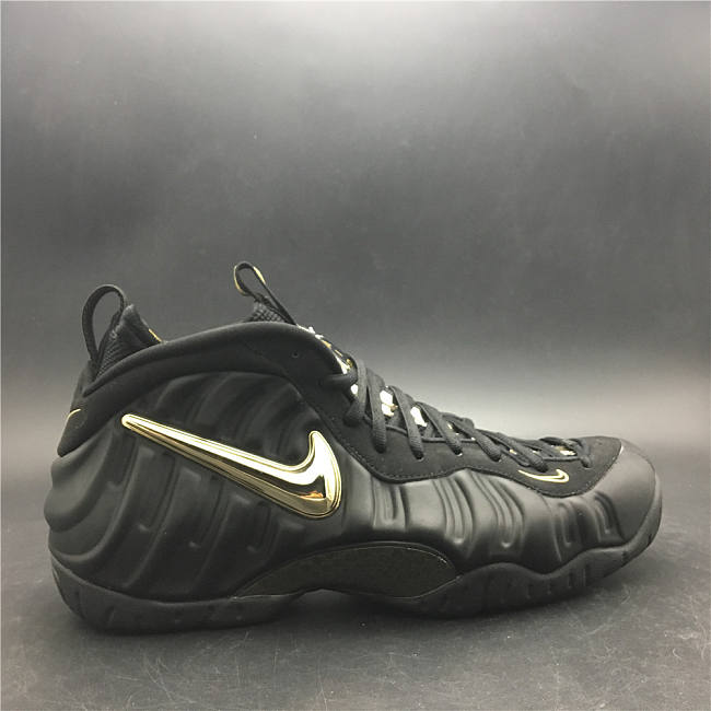 Nike Air Foamposite Pro Black Metallic Gold 624041-009 - 1