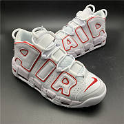 Nike Air More Uptempo White Varsity Red Outline (GS) 415082-108 - 1