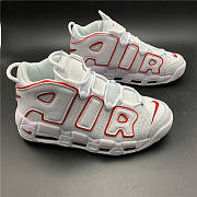 Nike Air More Uptempo White Varsity Red Outline (GS) 415082-108 - 3