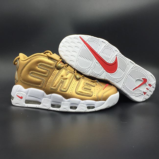 Nike Air More Uptempo Supreme Suptempo Gold  902290-700 - 1