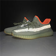 Adidas adidas Yeezy Boost 350 V2 “Desert Sage” off-white orange with side starry 3M reflective - 4