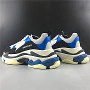 Balenciaga Triple S Black Blue 536737W09OH1007 - 4