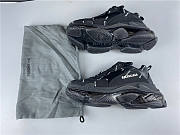 Balenciaga Triple S Black Logo - Black Gun Metal (W) 524039 W2FA1 1090 - 3