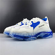 Balenciaga Triple S White Blue 541624 W09ON 9169 - 5