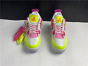 Air Jordan 4 Retro White Lemon Pink (GS) CV7808-100  - 3