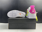 Air Jordan 4 Retro White Lemon Pink (GS) CV7808-100  - 4