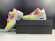 Air Jordan 4 Retro White Lemon Pink (GS) CV7808-100  - 5