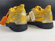 Nike Air Rubber Dunk Off-White University Gold CU6015 700  - 2