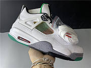 Air Jordan 4 Retro Lucid Green Rasta (W) AQ9129-100 - 2