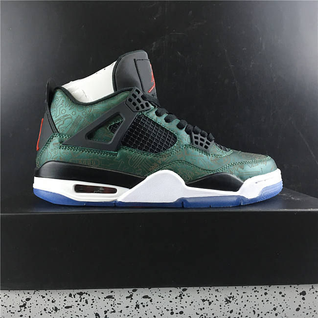 AIR JORDAN 4 RETRO LAKER GREEN 1043515  - 1