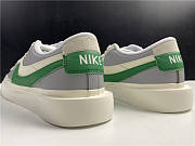 Nike Blazer Low x Sacai Grey Green Varisity White BV0076-403  - 2