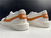 Nike Blazer Low x Sacai White Orange Varisity White BV0076-107  - 3