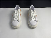 Nike Blazer Low x Sacai White Orange Varisity White BV0076-107  - 5