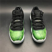 Air Jordan 11 Retro Low Green Snakeskin 528895 033 - 5