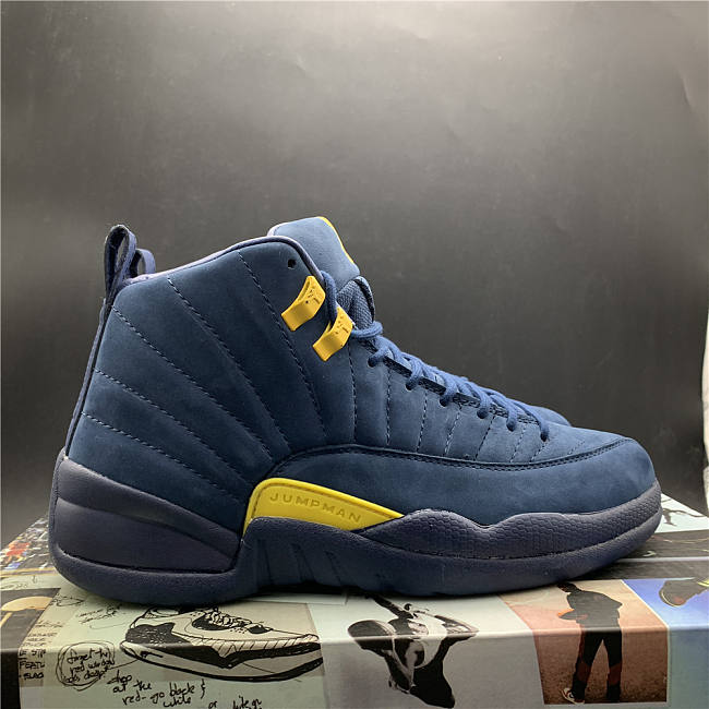 Air Jordan 12 Retro Michigan  BQ3180-407 - 1